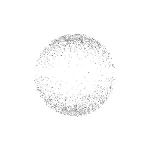 Animated wireframe sphere